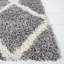 Tapis géométrique gris / ivoire-1870430933