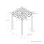 Table de bar en bois massif Gwenda-1114050335