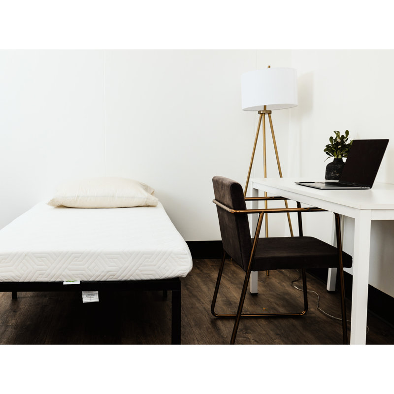 Base de plateforme en acier noir pour grand lit, et apparence simple et solide, rangement sous le lit pour 2000 livres, bords,