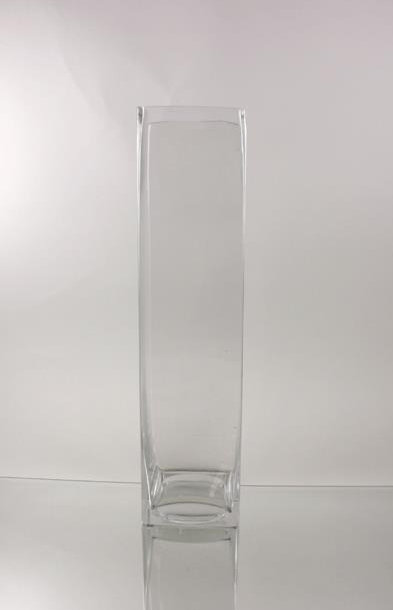 Kelsie Handmade Glass Table Vase, 20" H x 5" W x 5" D