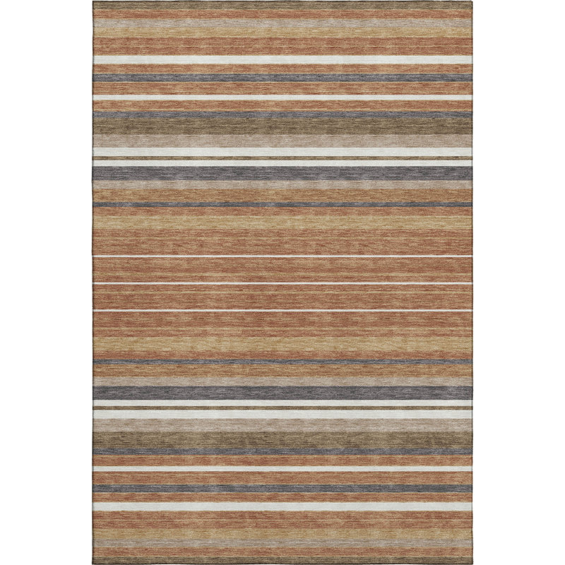 Tapis de qualité supérieure lavable à la machine Mayfield AMF2330, 8 pi x 10 pi, Paprika