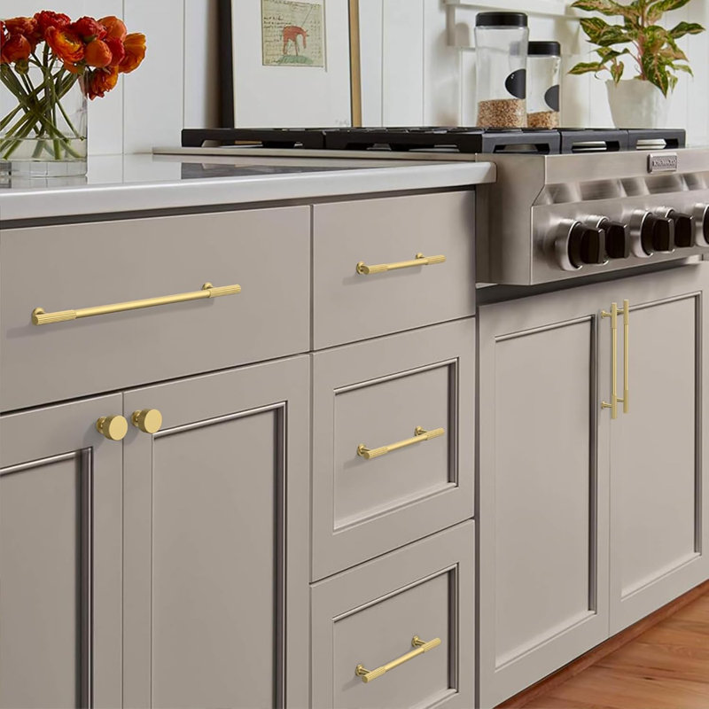 Paquet de 10 poignées d'armoire rétro - Poignées d'armoires de cuisine résistantes à la rouille pour tiroirs, armoires et armoires
