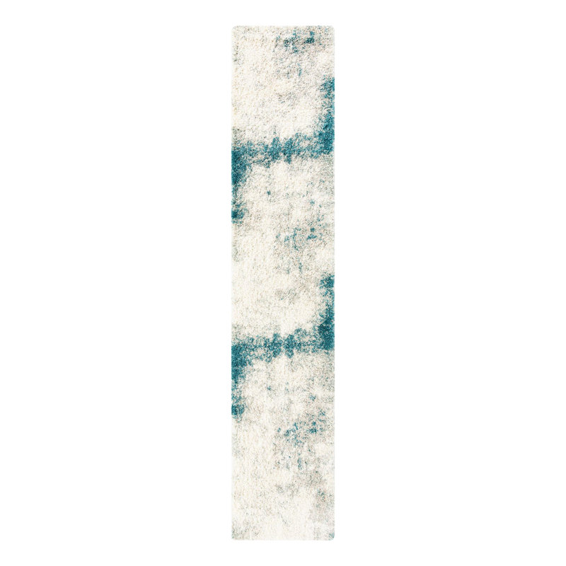 Performance Abstract Indoor Rug, Runner 2'7" x 13'1"