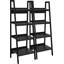 152.4cm H x 52.22cm W Ladder Bookcase-2046021296