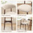 Vannie Upholstered Solid Wood Side Dining Chair-740472941-771811128