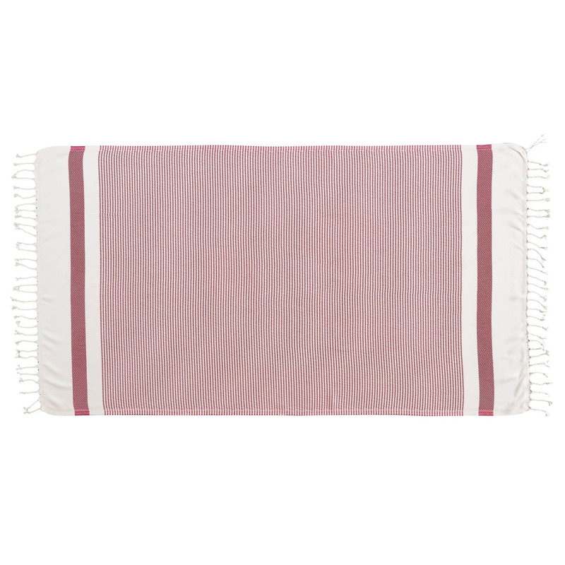 Kafthan Pier Bath & Summer Beach Towel - Quick Dry & Lightweight, Red