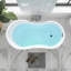 Baignoire de trempage autoportante en acrylique 54 po. X 28 po.-89293982