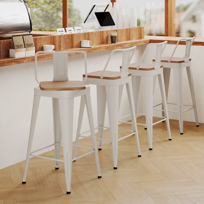 Metal Swivel Counter And Bar Stools