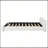 Full Size Cozy White Bouce Upholstered Bed