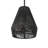 1 - Light Kitchen Single Steel Dimmable Woven Rattan Pendant UL Certified-199332371