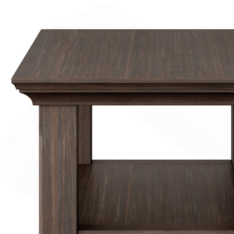 Table d'appoint Acadian, Marron foncé