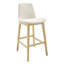 Amar Bar Stool In Fabric And Natural Ash Base - Set Of 1-952836596