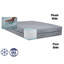 Matelas en mousse à mémoire de forme en peluche réversible 12 po Poar-1132944750