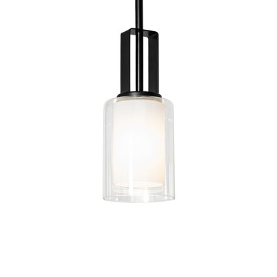 Luminaire suspendu cylindrique à 1 lumière Caoilainn