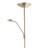 Sleek LED Mother And Child Floor Lamp In Satin Nickel With Memory Dimmer Buttons By-1335980803