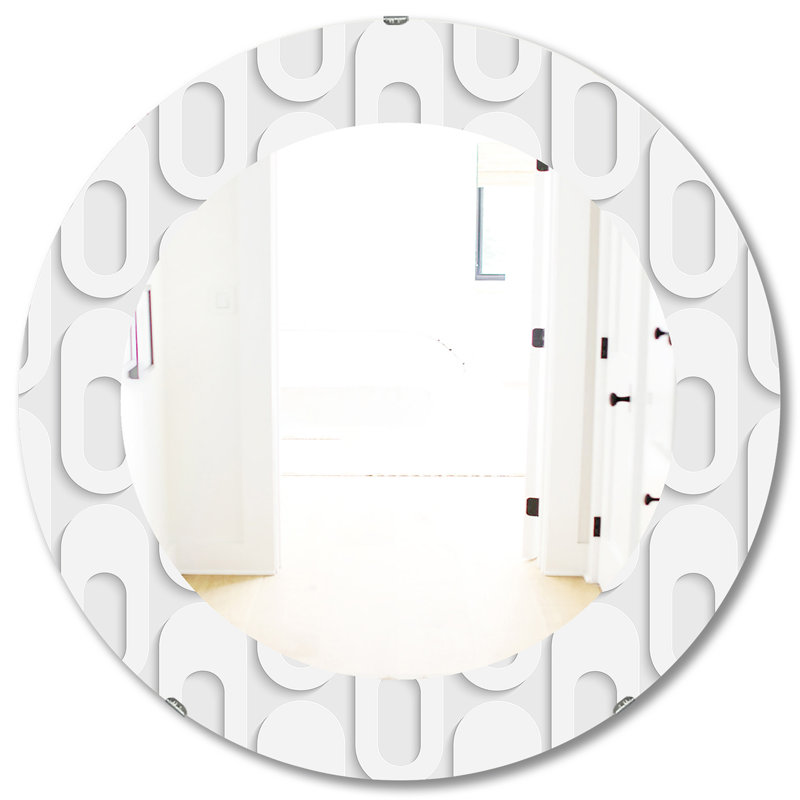 Miroir mural scandinave Mid-Century 3, H 31,5 po x l po