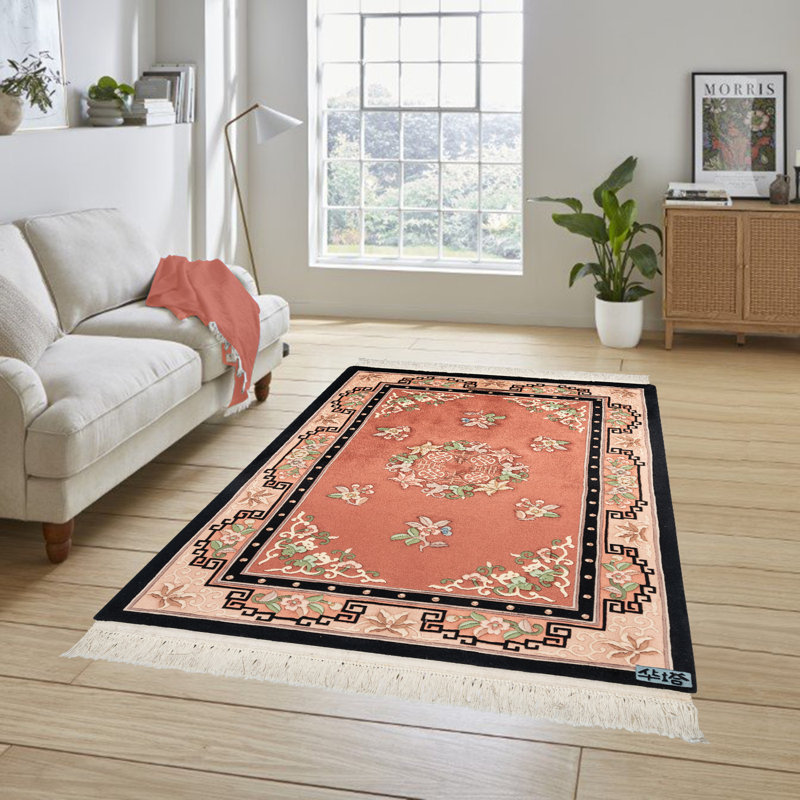 Tapis oriental oriental oriental orange