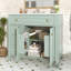 Meuble-lavabo de 36 po avec lavabo, fabrication en bois massif et tiroir rabattable-426467693