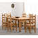 Castillon 6 - Person Pine Solid Wood Dining Set