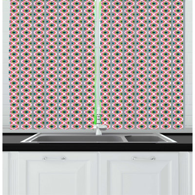 Ruffled Kitchen Curtain