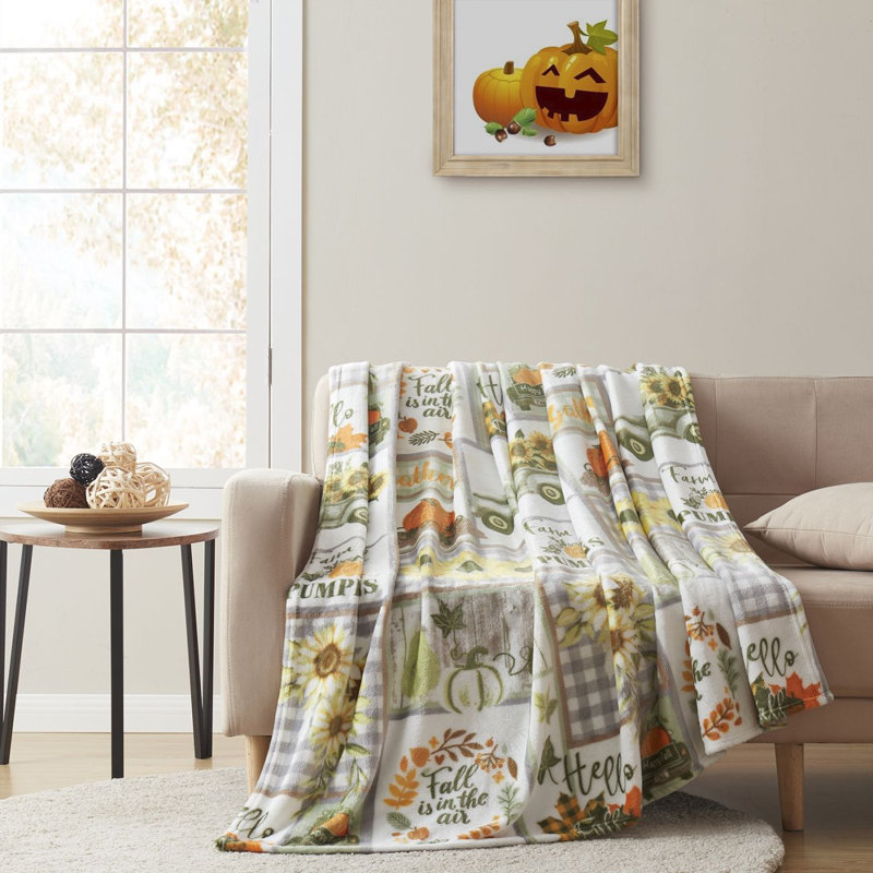 Jeté en peluche Kate Aurora Autumn Accents