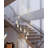 120" Long Crystal Raindrop Chandeliers 12-Light Silver Metal Pendant Light 3000-6000K Dimmable LED