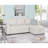 Gadalia L-Shaped Velvet Sleeper Sofa Reversible couch Pull Out Couch with storage chaise-20531760