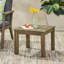 Table de bout en bois massif Ahlayah