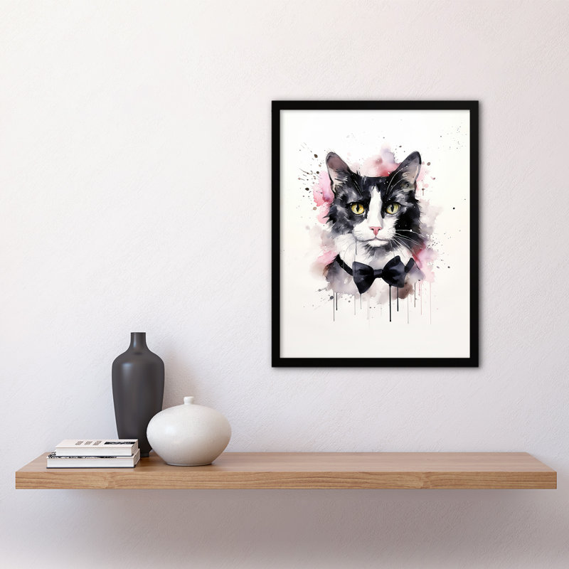 Tuxedo Cat - Single Picture Frame Print