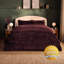 Silentnight Ribbed Faux Fur Duvet Set-117393389-136198014