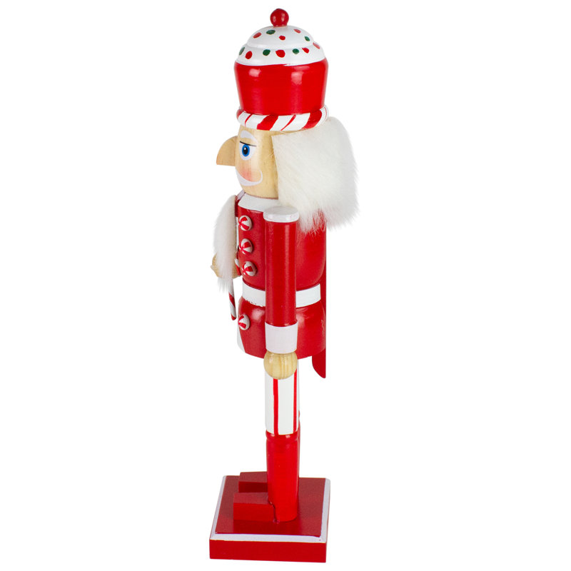 Casse-noisette 14 po rouge et blanc