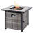 Polyethylene (PE) Wicker 4 - Person Seating Group with Fire Pit-72110124