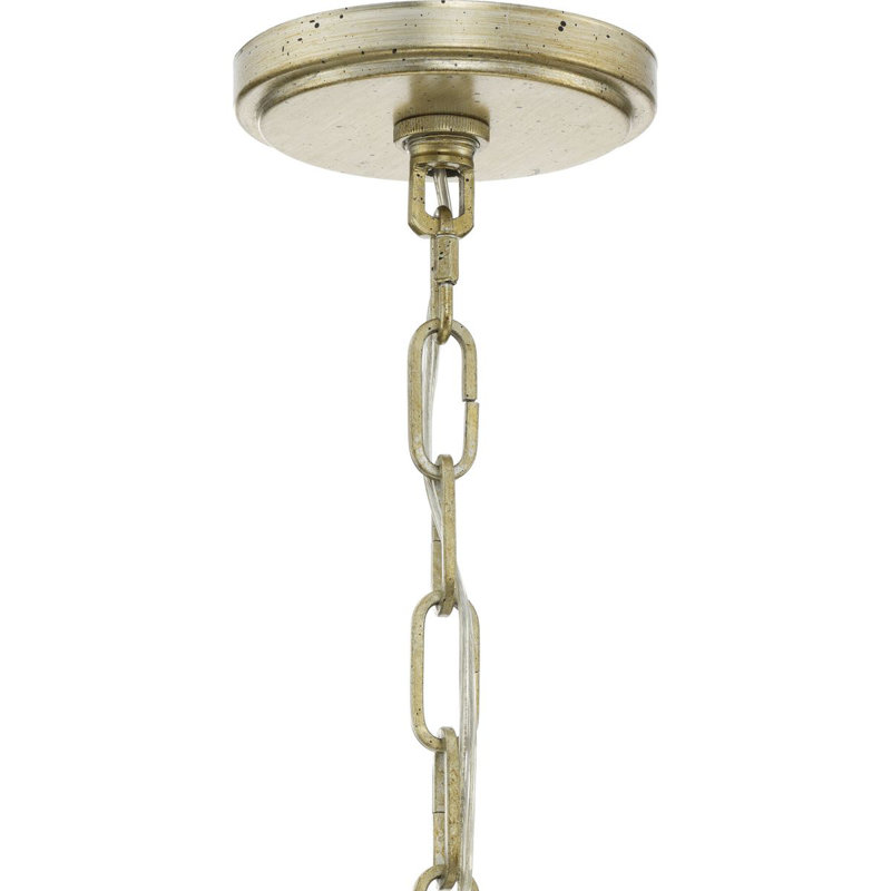 Chevall 9 - Light Dimmable Tiered Chandelier, Gilded Silver