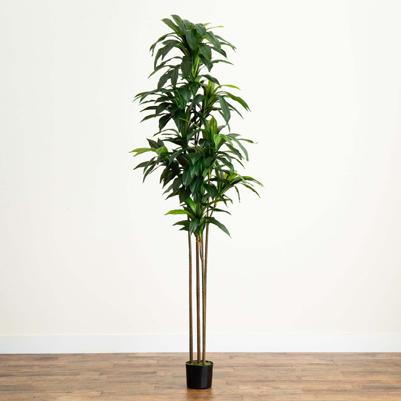 108'' Faux Dracaena Tree in Pot Liner