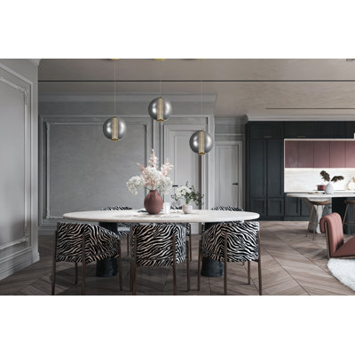 Atomo 1 Light Pendant in Chrome