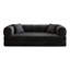 Canapé à compression de 78,8 po, canapé-lit convertible au sol avec accoudoirs avec dossier coussiné, canapé-lit futon confortable, canapé modulaire sans dossier Loveseat, tissu velours côtelé, pour le salon, la chambre à coucher-1722169288