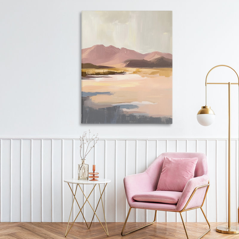 «Desert Mountain Sunrise», toile par Heidi Kuntz, H 30 po x l 24 po