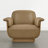 Modern Swivel Accent Chair with Ottoman-Genuine Leather-122566634