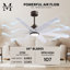 Ariella - Ventilateur de plafond à huit pales - DEL intégrée-103363387-103363391
