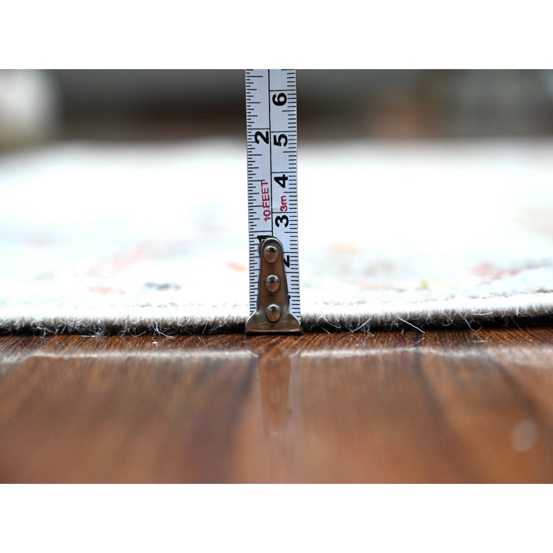 Tapis de couloir large en laine noué à la main 4 pi 1 po x 9 pi 6 po gris 98AB801BC98E40AB8D56ED7BE189F455