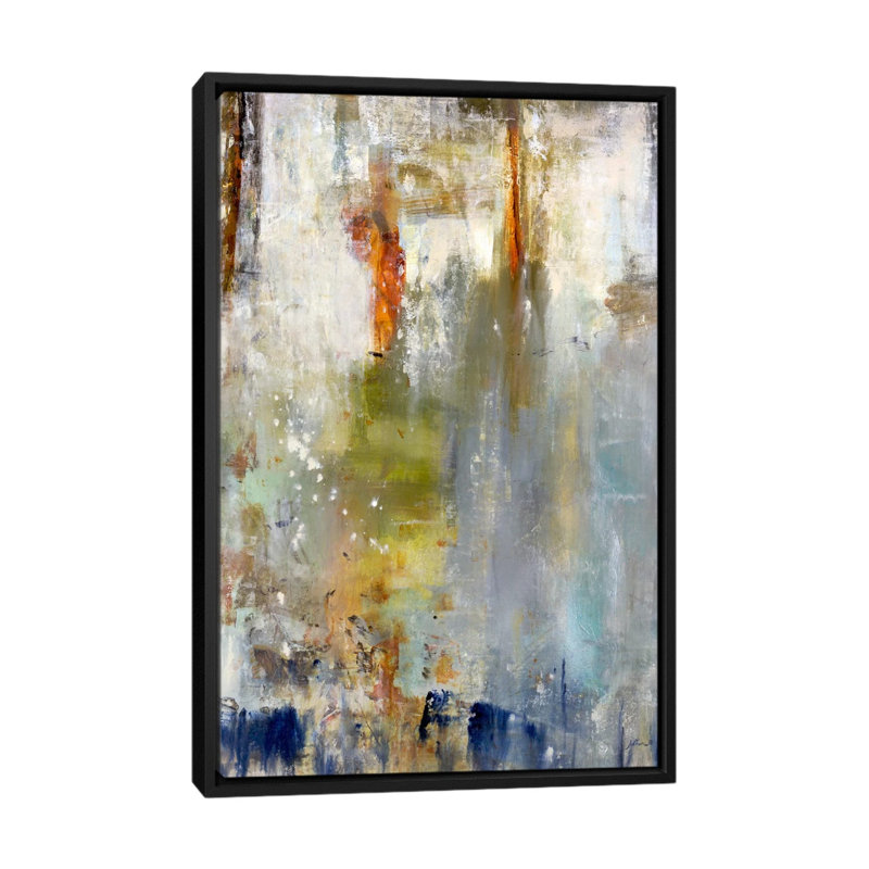 «Explorations» par Julian Spencer, impression sur toile tendue, H 26 po x l 18 po x P 1,5 po, Toile avec cadre noir