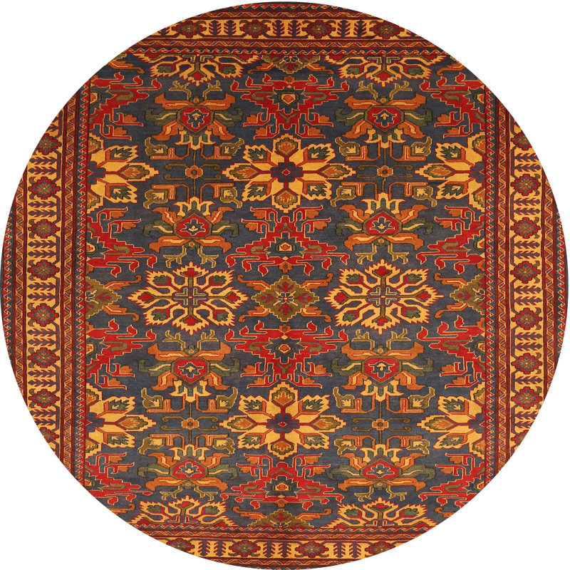 Oriental Indoor Rug, Round 3'