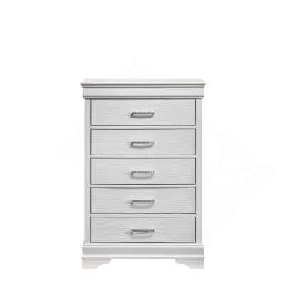 Commode moderne 5 tiroirs en bois