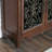 Vintage Hollowed-out Carved Doors Accent Cabinet-105353526