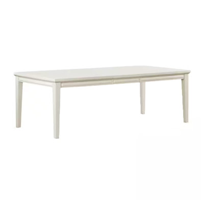 Witzy Dining Table, Brown Solid Poplar Wood, 90 Inch Rectangular Top