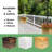 Union Rustic Ilerioluwa Wooden Planter Box with String Light Pole Insert, Classic Stacked Panel Design, Weather-Resistant Finish, Wood Planter Boxes Outdoor, Wooden Planters with Integrated Drainage-694171387-694171384