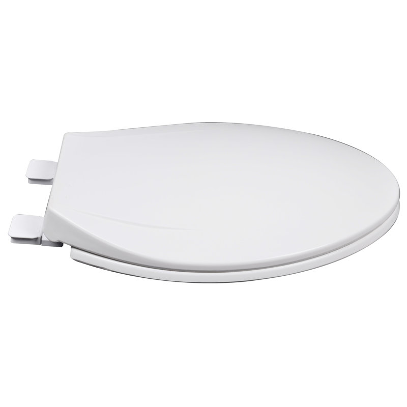 Siège de toilette allongé, Blanc