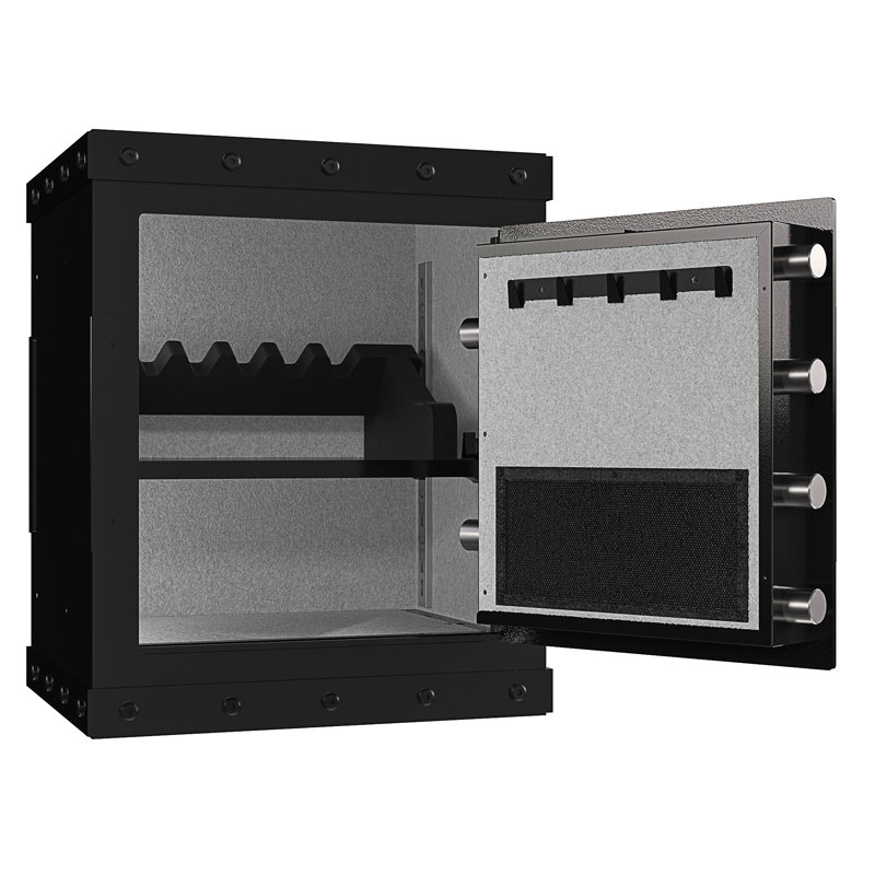 Three-Lock Safe, 14.17" H x 20.47" W x 16.53" D