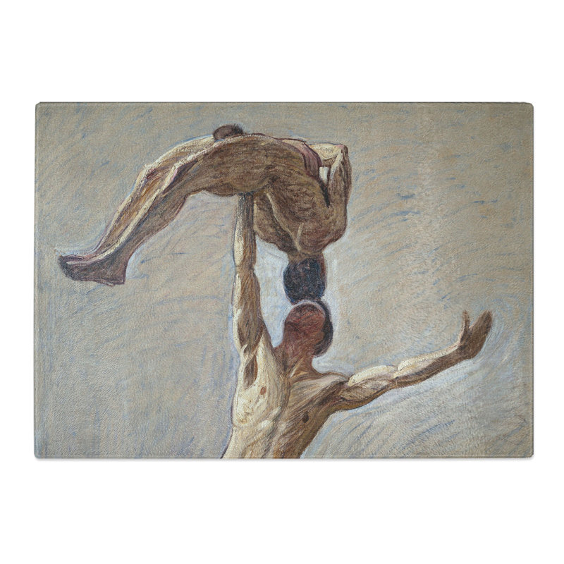 Athletes by Eugene Jansson Chopping Board, 0.4cm H x 29cm W x 39cm L