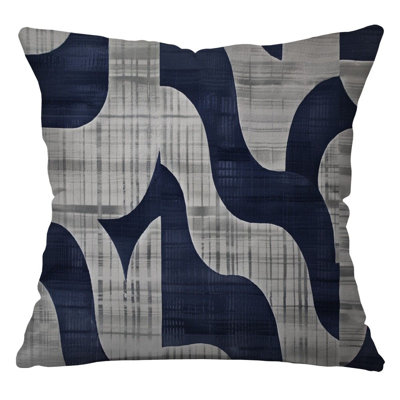 Coussin décoratif réversible Wavy